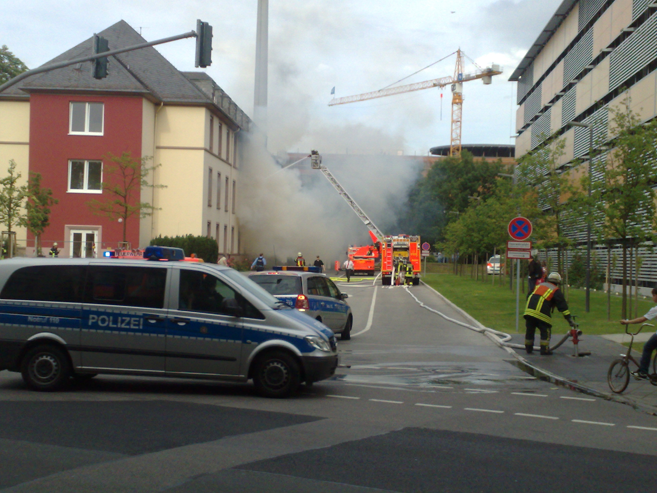Feuer im Klinikum Offenbach