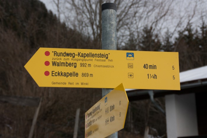 Reit im Winkl 2014: Walmberg-Bahn Aufstieg